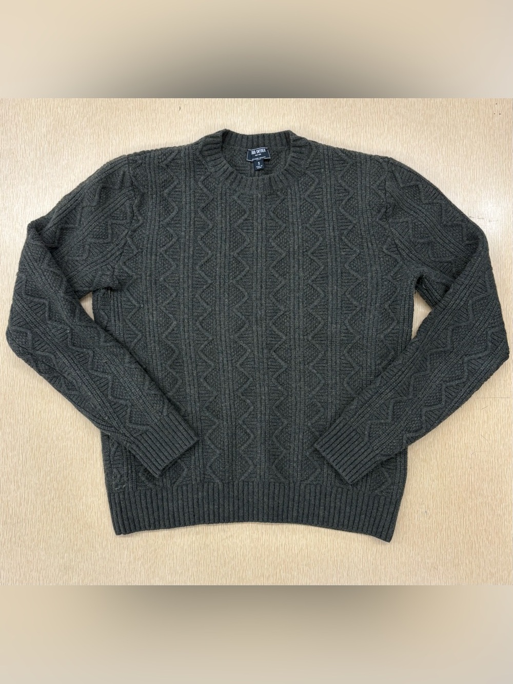 Todd Snyder merino wool cable knit sweater